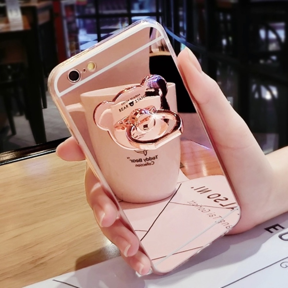 💕MIRROR RING HOLDER IPHONE X CASE💕